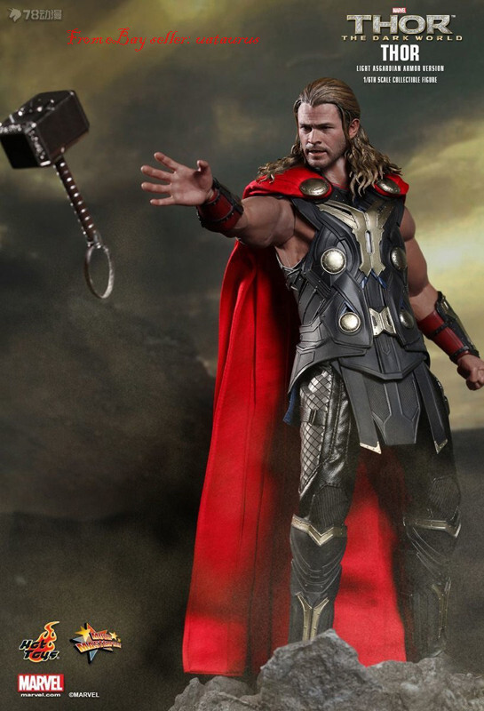 Perfect HotToys 1/6 Mms225 Thor Light Asgardian Armor Version In