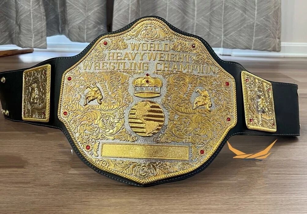 BIG GOLD World Heavyweight Championship Replica Tittle Belt Adult