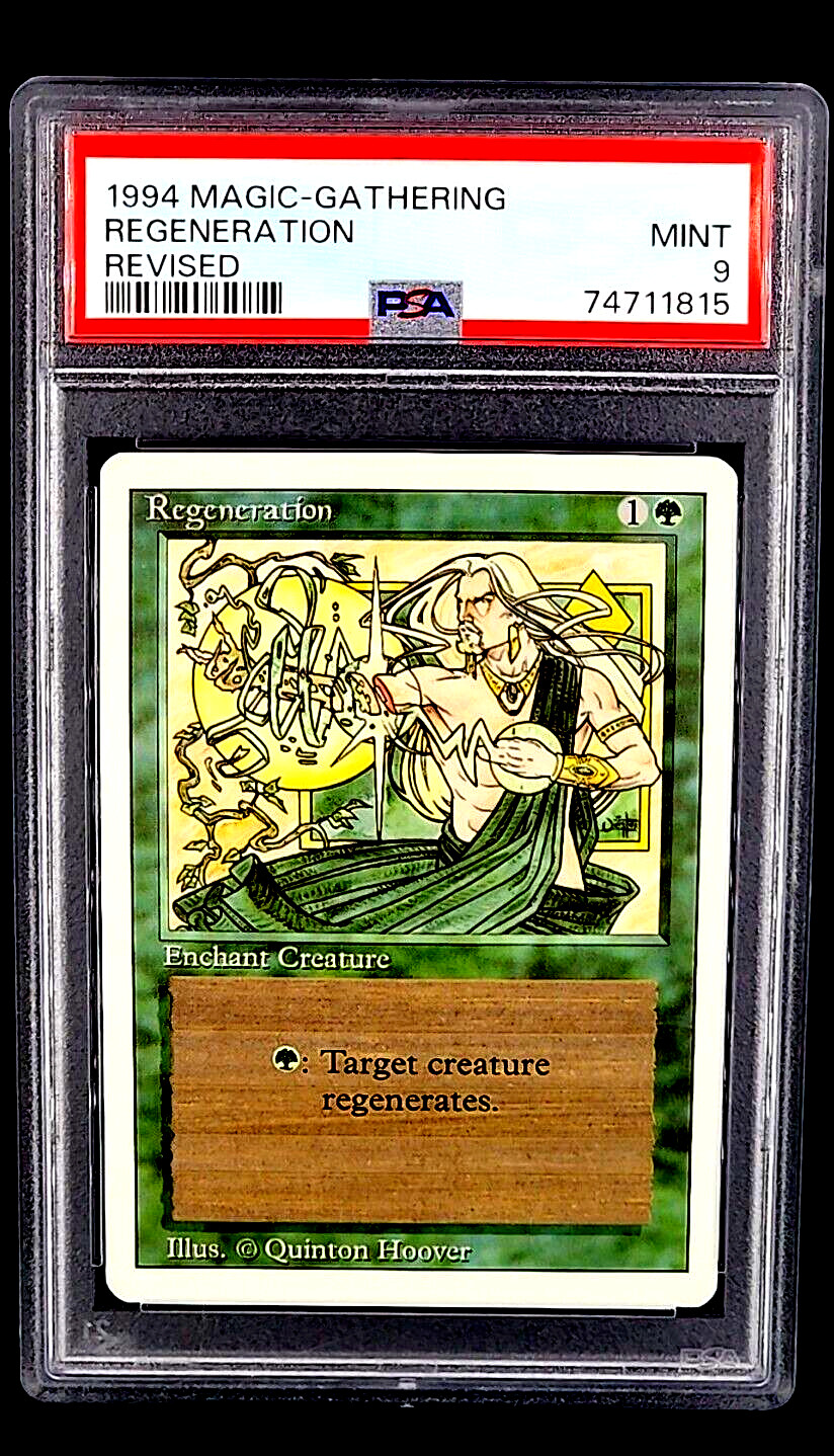 1994 Magic The Gathering Revised Regeneration PSA 9 Mint *Only 13 Graded Higher*