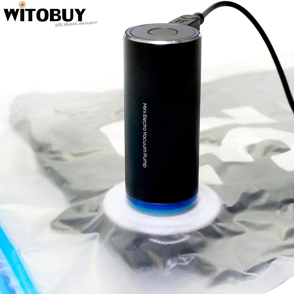 Vacuum Storage Bags With USB Electric Vacuum Pump For Clothes