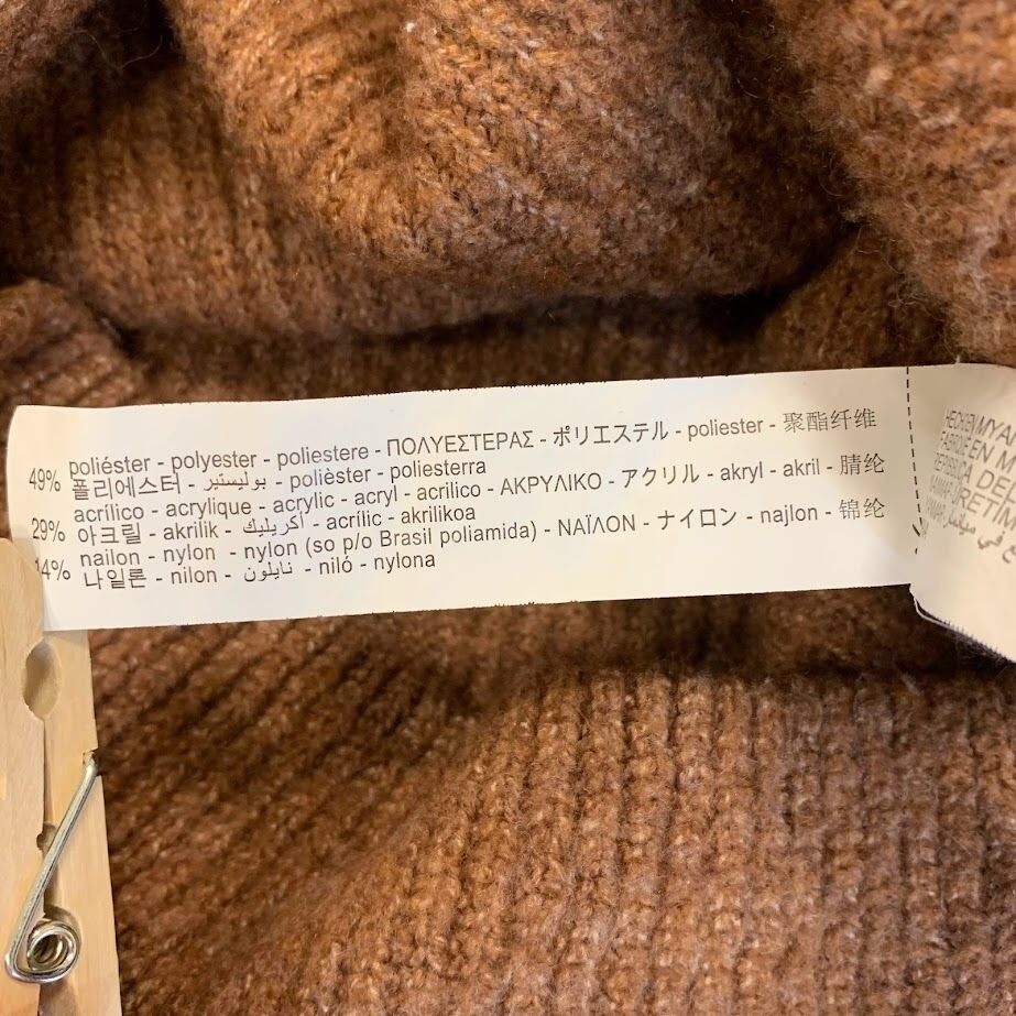 Zara Girls Chunky Knit Zip Up Long Sleeve Cap Sweater Size 1112 eBay