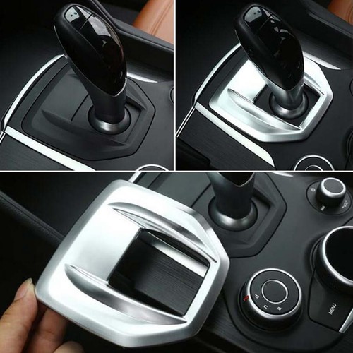 For Alfa Romeo Stelvio Giulia 2017-19 Inner Console Gear Shift Panel Cover Trim - Foto 2 di 6