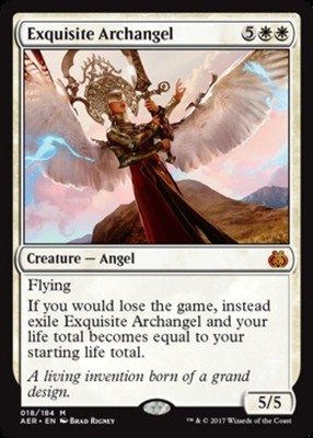 1x Exquisite Archangel NM-Mint, English - Aether Revolt MTG