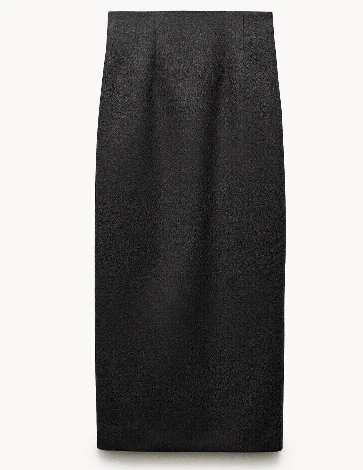 Zara grey pencil skirt cheap