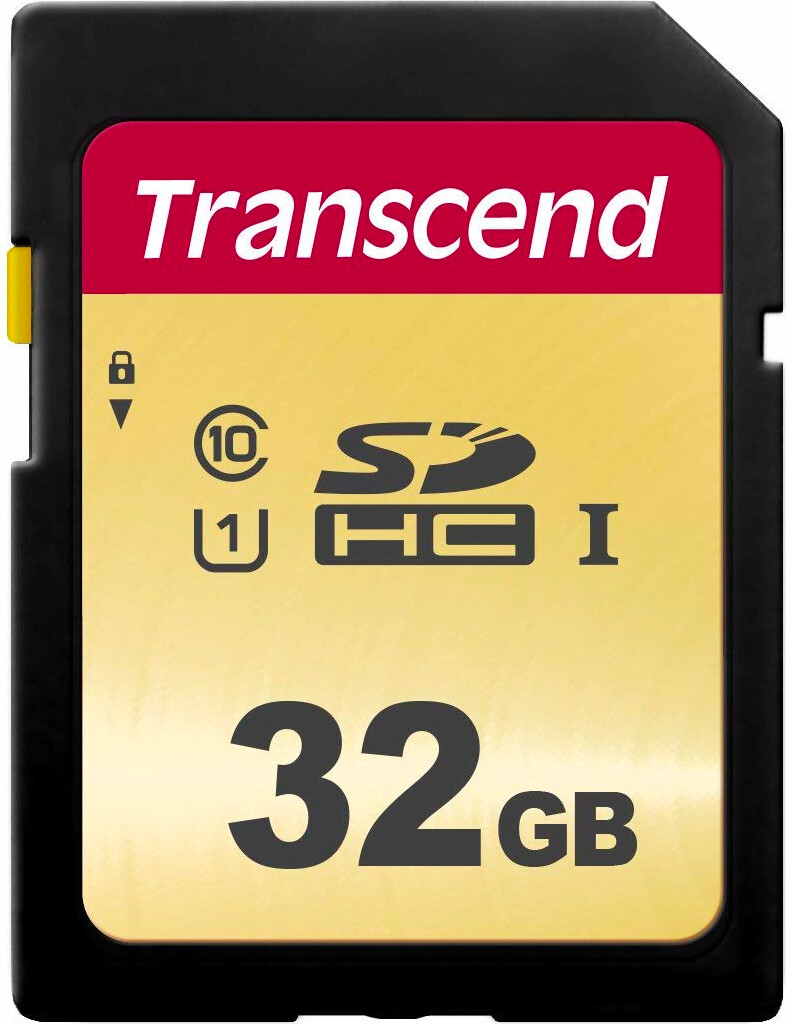 Transcend Scheda di Memoria SDHC 32GB Classe 10 TS32GSDC500S