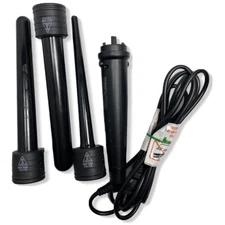 ^Herstyler 3 in1 Wand Curling Iron Set Hair Curler 9-18MM 18-25MM 25MM 3P Curler