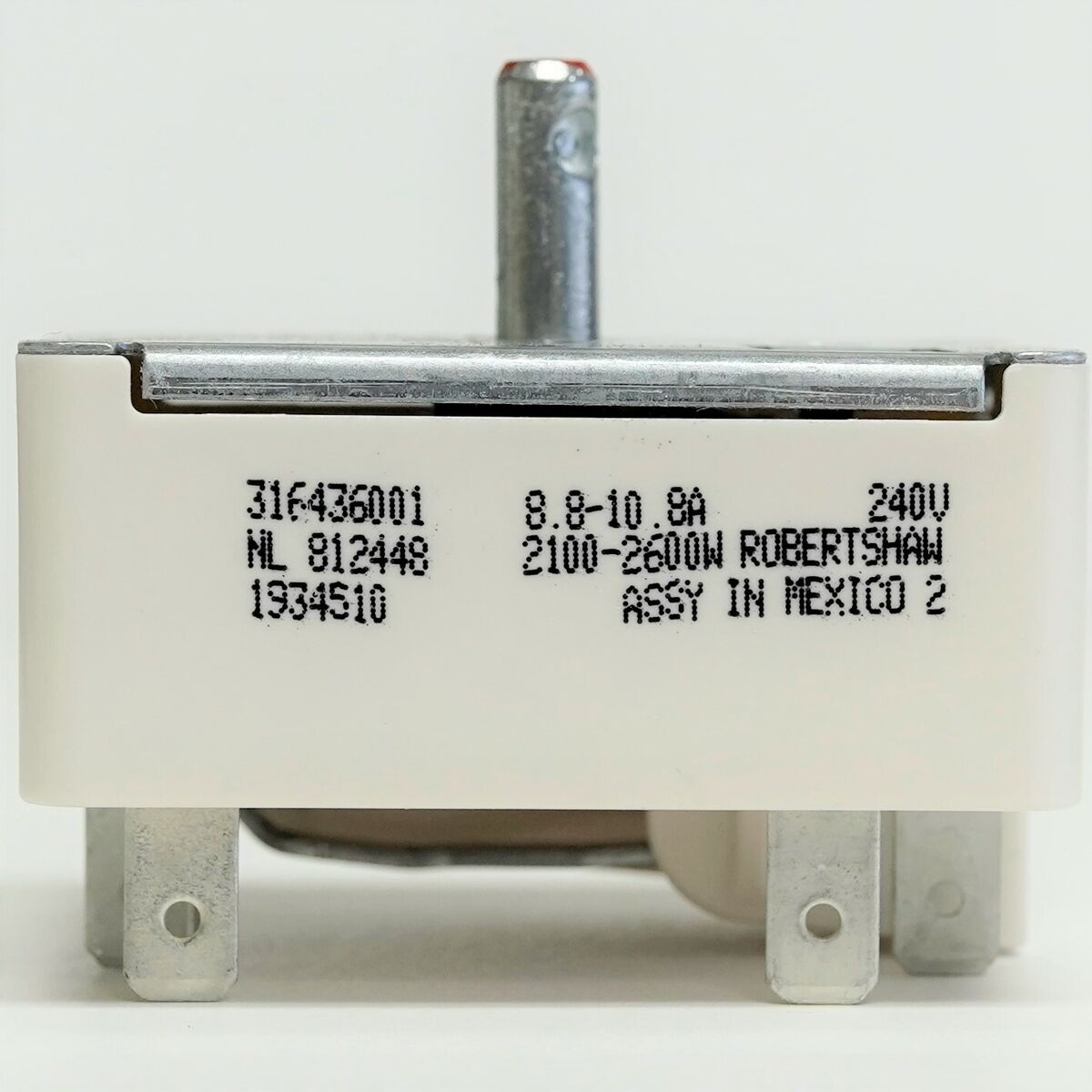 Range Stove Element Burner Switch for Frigidaire 316436001 Range Stove Element Burner Switch for Frigidaire 316436001