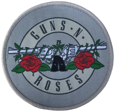 GUNS N ROSES - Silver Circle Logo - 7,4 cm - Patch - 168824