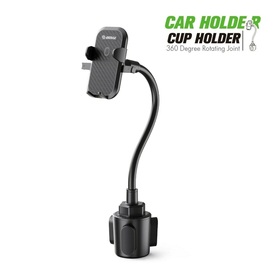 Universal Car Mount Adjustable Cup Holder Cradle for Galaxy Cell Phone iPhone - Image 3 of 4