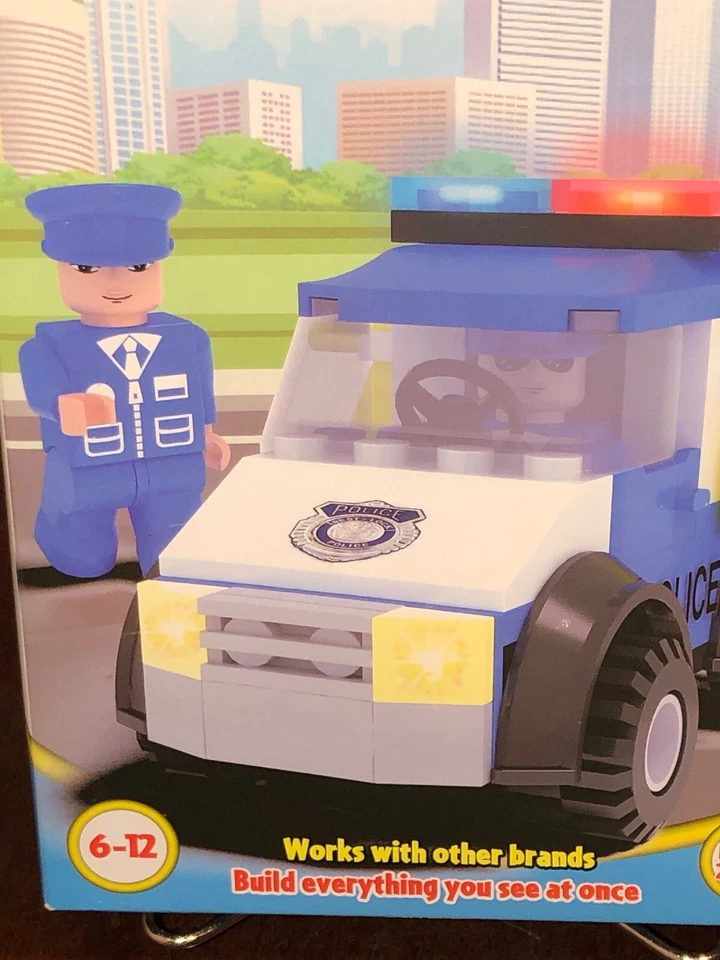 BL Construction Classic Collection 112Pcs/2Figures Set Policeman & Police Car BN - Image 4 of 4