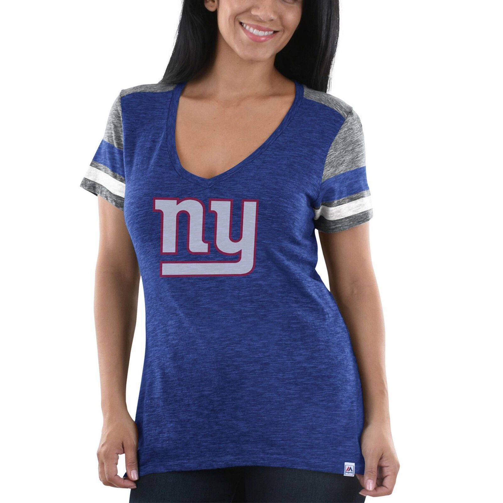 Women's Majestic NFL New York Giants Game Day Apparel Tee T-Shirt Plus Size  3X