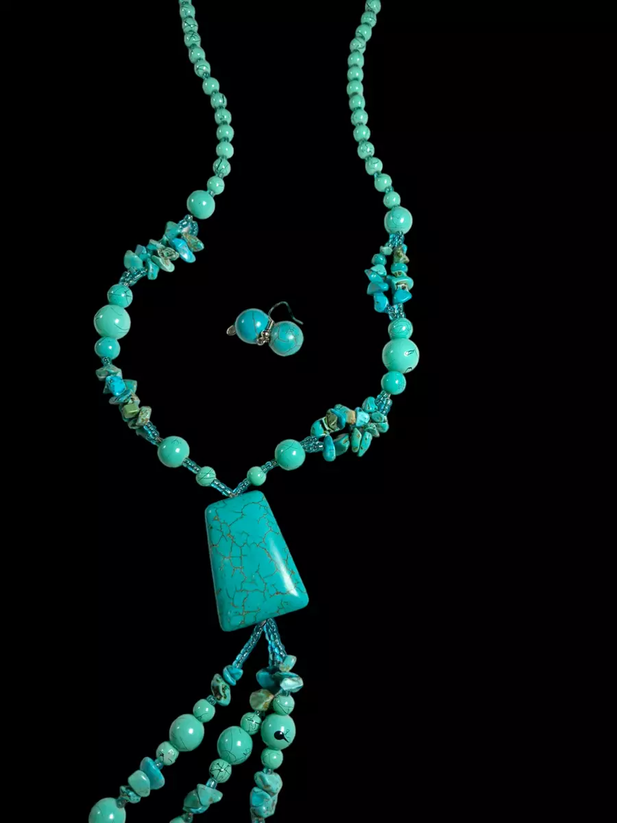 Fake turquoise shop jewelry