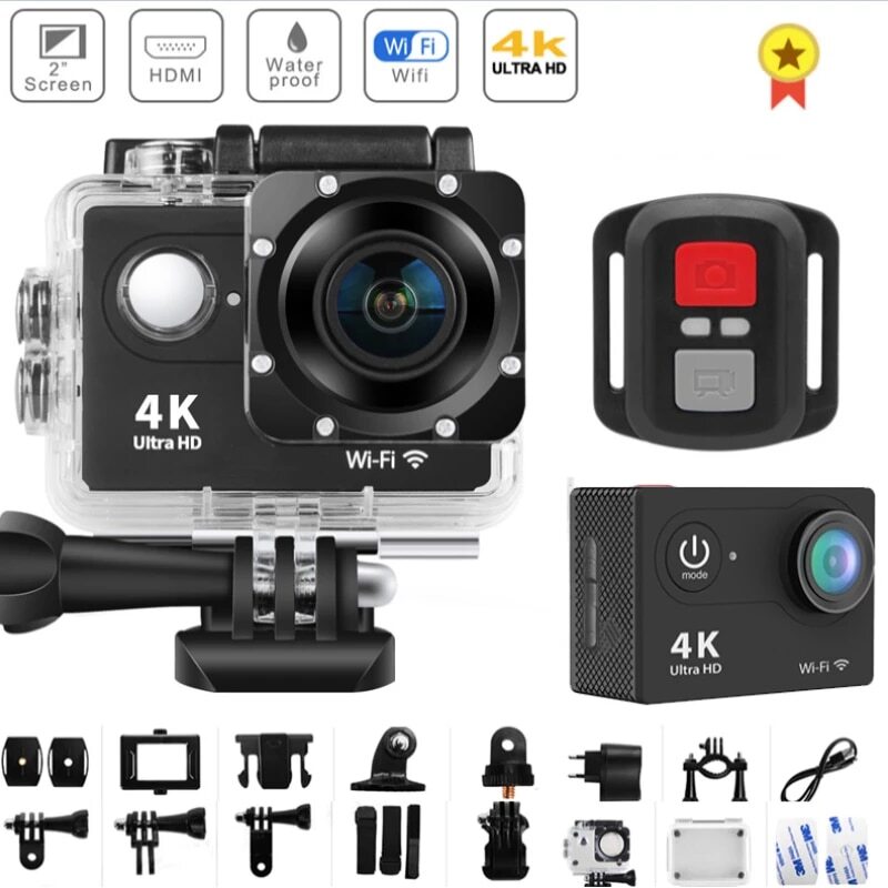 Waterproof Action Camera 4K TF card 32 GB UK