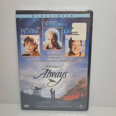Always (DVD, 1989) Richard Dreyfuss, Holly Hunter, John Goodman ~ New Sealed