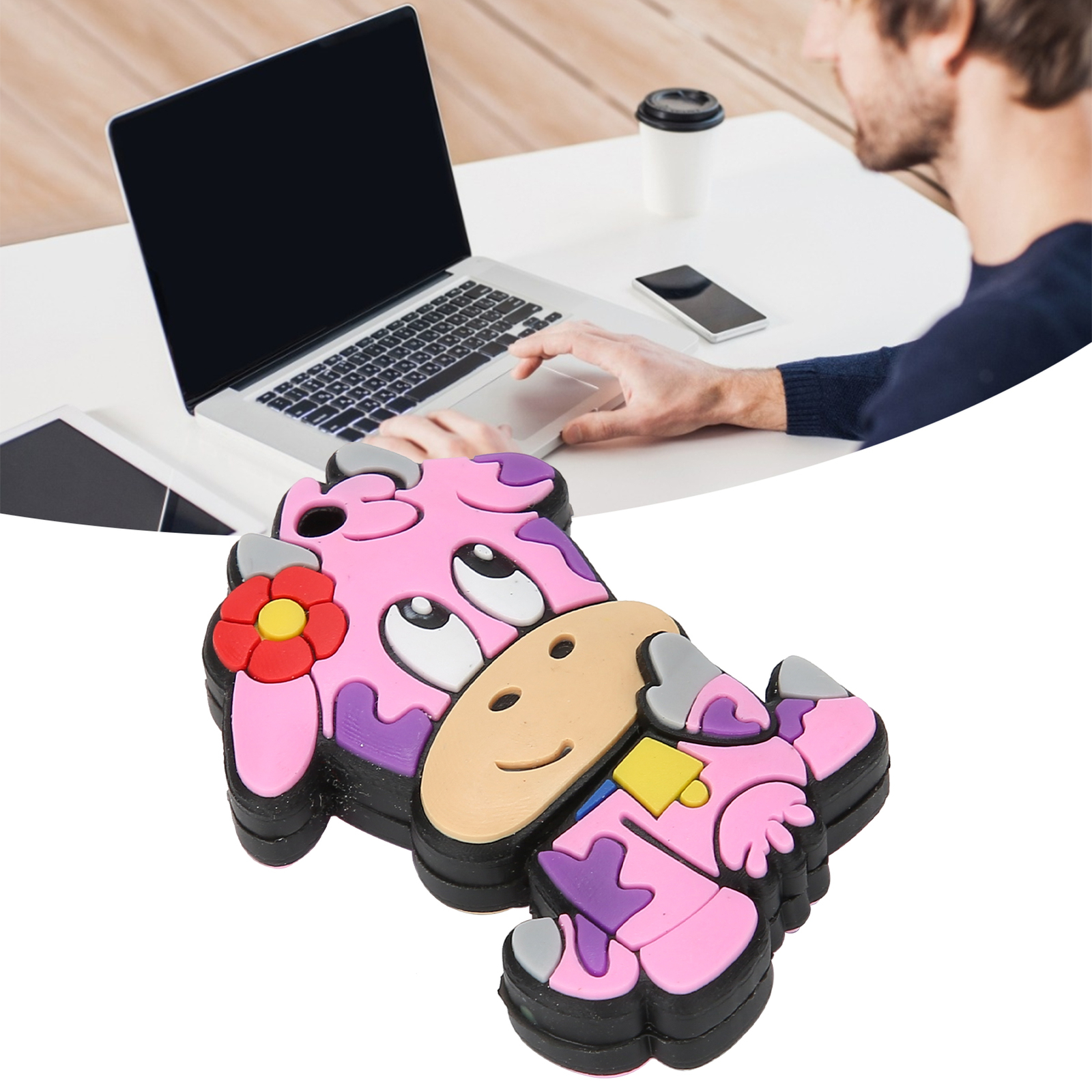 Cartoon U Disk Plastic Appearance High Speed Bulk Storage Flash Drive Memory LJ