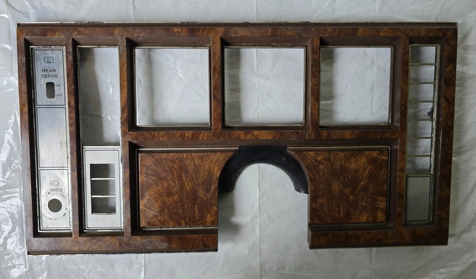 1978-1983 Buick Regal Instrument Cluster Bezel Dashboard Trim Faceplate OEM - Image 2 of 4