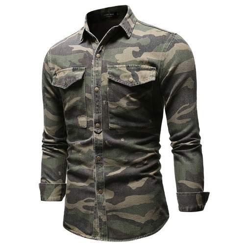 button up camo shirts