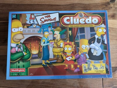 The Simpsons Cluedo 2001 English Collector's Edition New & Original Sealed.