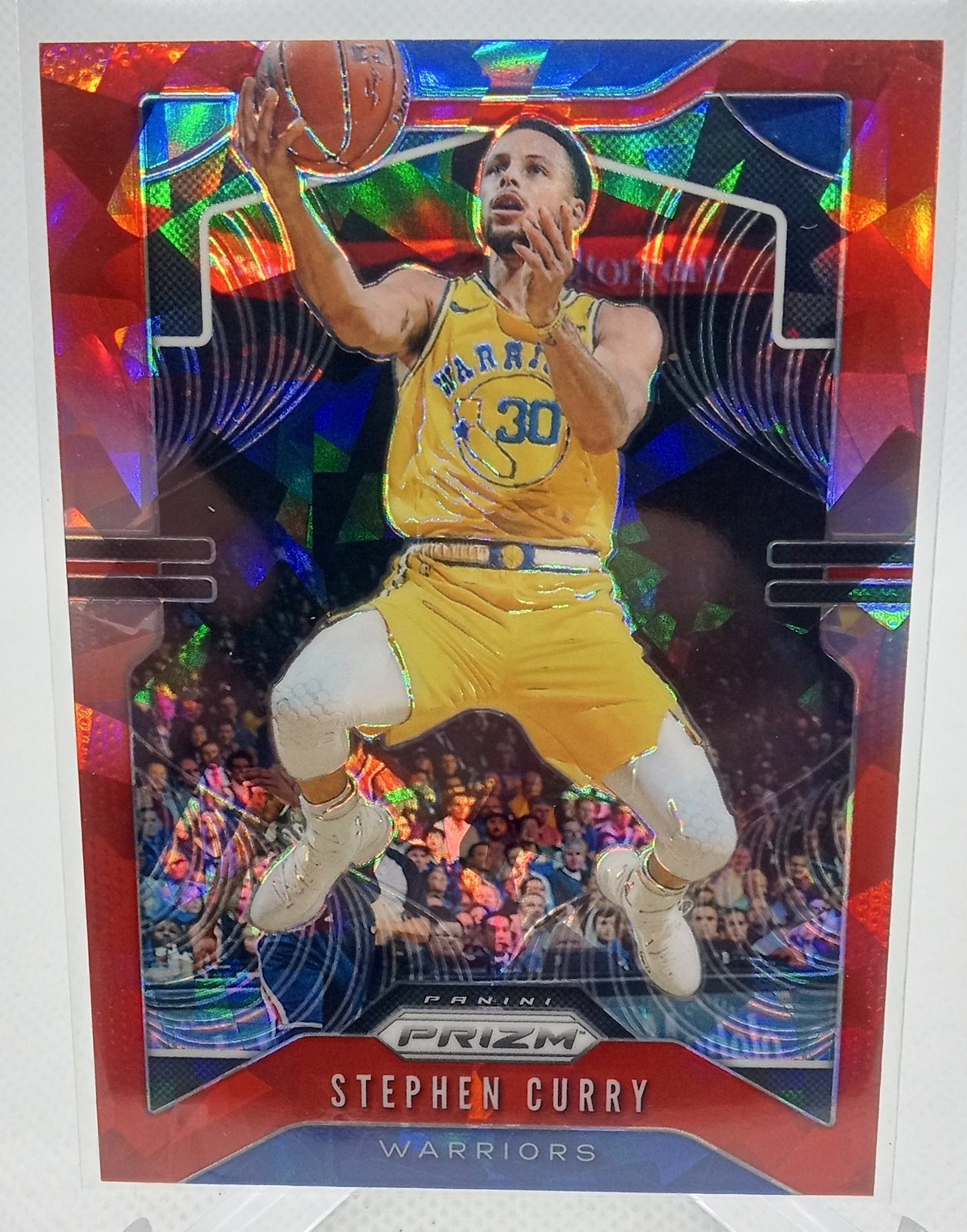 2019-20 Panini Prizm #98 Stephen Curry Prizms Red Ice