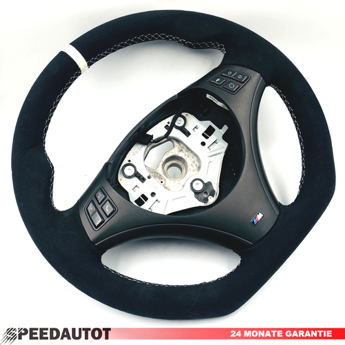 TAUSCH Tuning Abgeflacht Alcantara Lenkrad BMW M Paket E90 E91 E92 E93