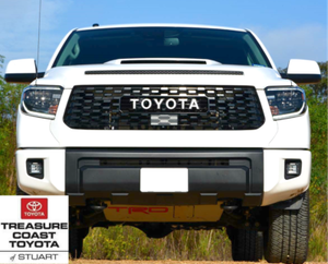 NEW OEM 19-21 TOYOTA TUNDRA & SEQIOUA TRD PRO FRONT SKID PLATE RED TRD