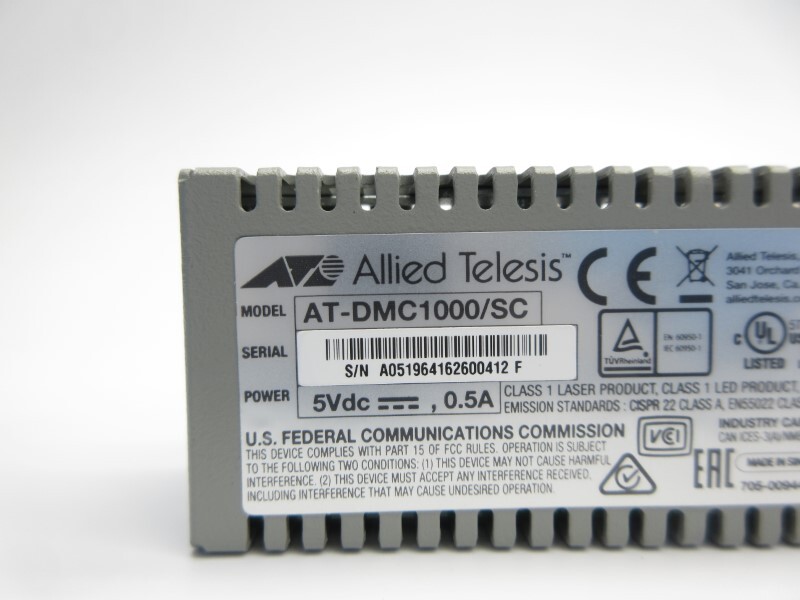 【新品未使用】Allied Telesis AT-DMC1000/SC AT-DMC1000/SC - アライドテレシス