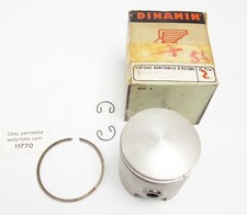 Nos Piston Dinamin + Anneau + Goupille + Clips D. 54,2 Mm Moto Morini 125 Cm3