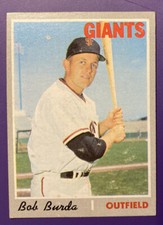 Bob Burda 1970  #357 Topps Baseball Card - Super Nice - VG +