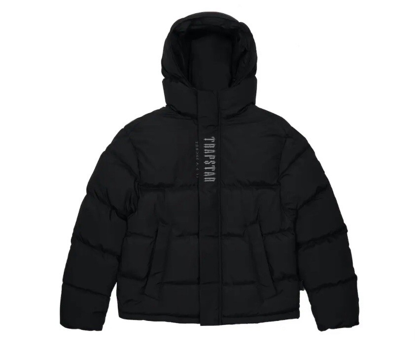 Trapstar Decoded 2.0 Hooded Puffer Jacket Black | eBay UK