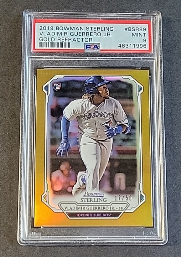 Vladimir Guerrero Jr. 2019 Bowman Sterling Gold Refractor RC Vladimir Guerrero Jr. 2019 Bowman Sterling Gold Refractor RC