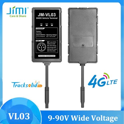 Jimi VL03 Mini 4G Car GPS Tracker Real-time Tracking Smart Alert Waterproof IP65