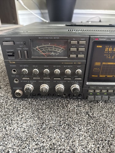 ICOM IC-781 Ham Radio Transceiver With Antenna Tuner - Zdjęcie 6 z 12