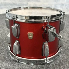 Used Ludwig Classic Maple 10x8 Diablo Red w/ATLAS Mount - Very Good