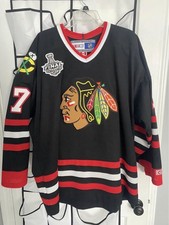 CCM Chicago Blackhawks Brent Seabrook #7 Jersey XL Black Alternate