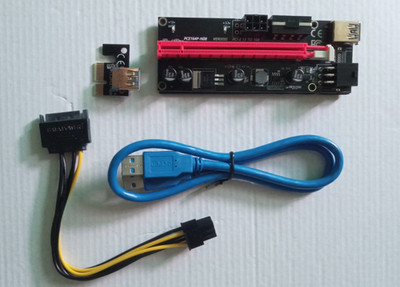 PCIe x1 auf x16 Riser/Extender Port-Erweiterungskarte USB 3.0, 1 Port 6Stk.