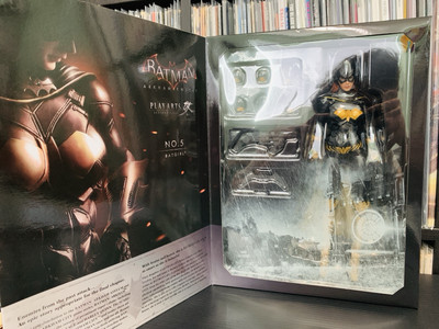 Square Enix Play Arts Kai Arkham Knight No. 5 Batgirl Figure NEW, DAMAGED BOX