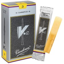 Vandoren CR193 Bb Clarinet Reeds Strength 3; Box of 10