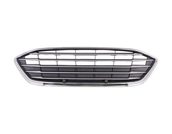 Gitter Grill Vorne FÜR Ford Focus 2018-2021 GRAU-VERCHROMT-SILBER-image
