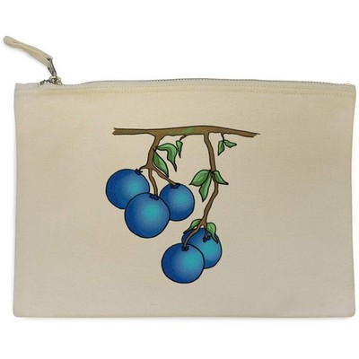Canvas-Clutch/Accessoire-Tasche 'Beeren auf einem Zweig' (CL00044679)