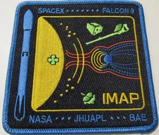 FALCON 9 IMAP NASA INTERSTELLAR MAP & ACCELERATION PROBE SPACE MISSION PATCH