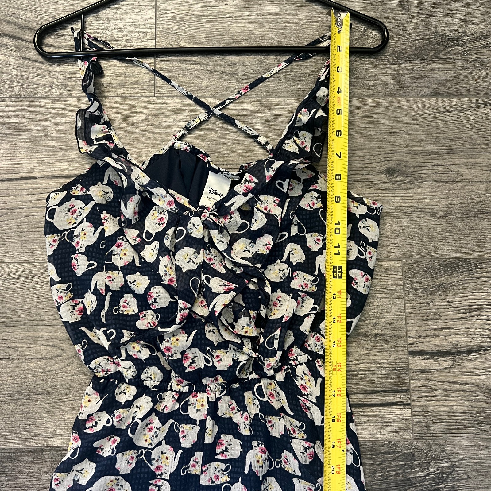 Women's Lauren Conrad Disney Alice in Wonderland Teapot Dress Size Small