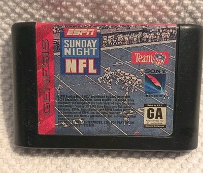 ESPN Sunday Night NFL for Sega Genesis Game. Game Only. No Case Or Manual 