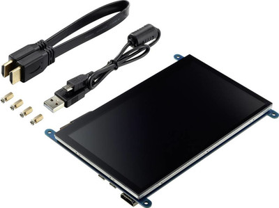 TRU COMPONENTS Touchscreen-Modul 17.8cm 7 Zoll 800x480 Pixel Raspberry Pi Banana