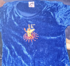 sunburst Unisex T-Shirt L Blau Kurzarm Rundha...
