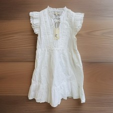 NEW Caroline Constas White Cotton Mini Dress Size S 607-C0425
