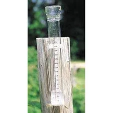 Rain Gauge, 11-7/8X2 In Dia, Clear-Vu,  3Klt6