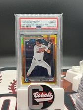 2024 Bowman Draft  Travis Bazzana College IV Chrome Gold Refractor /50 PSA 10