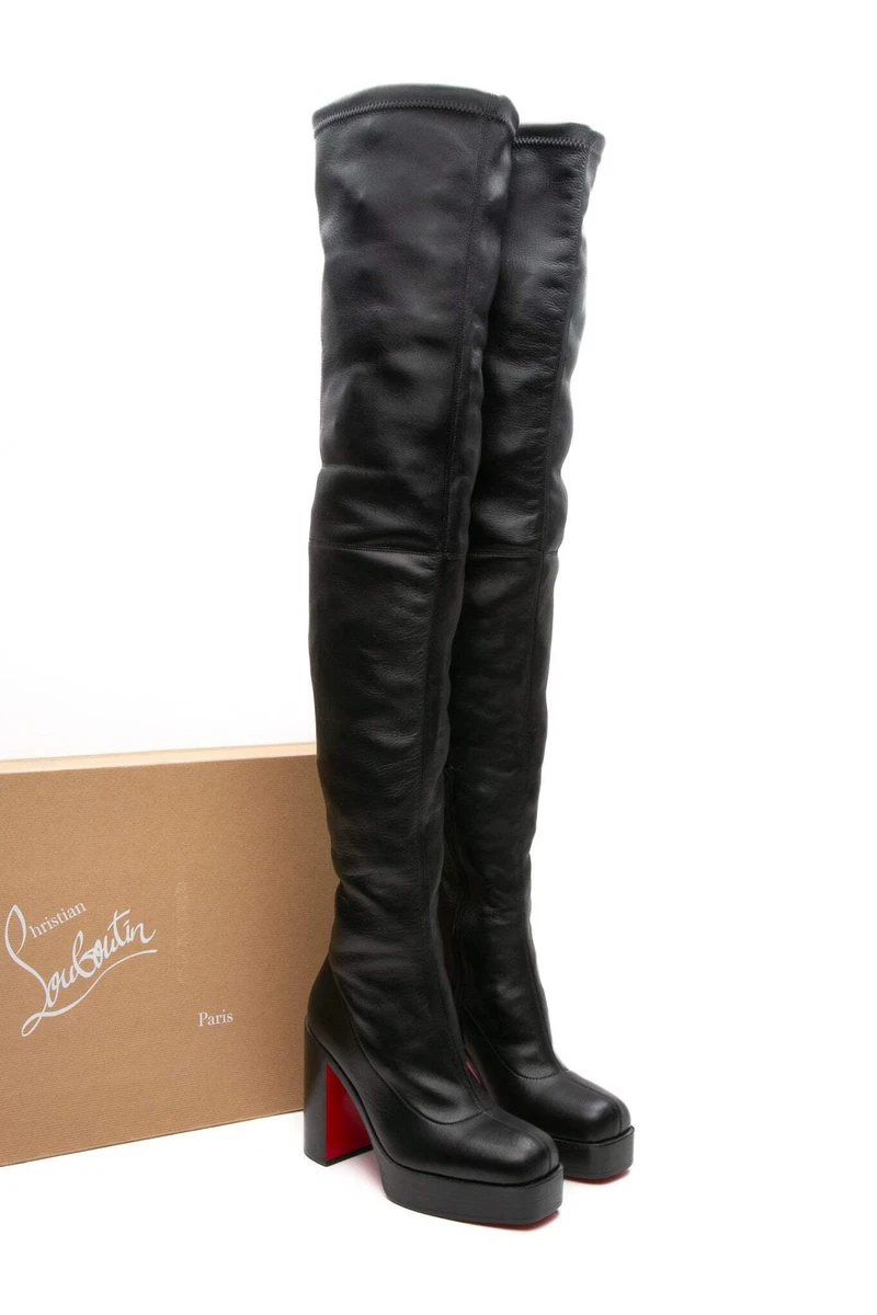Bottines Christian Louboutin C'EST MOI 120 - Daim Rose Fuxia, Taille 38 - Neuf Avec Emballage