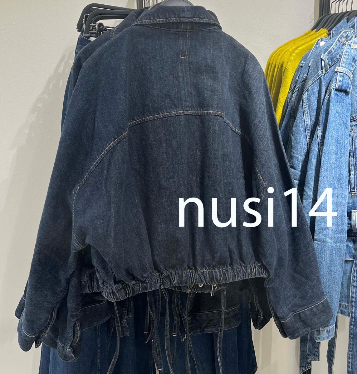 ZARA NEW WOMAN TRF BATWING SLEEVE DENIM JACKET DARK INDIGO XS-XXL