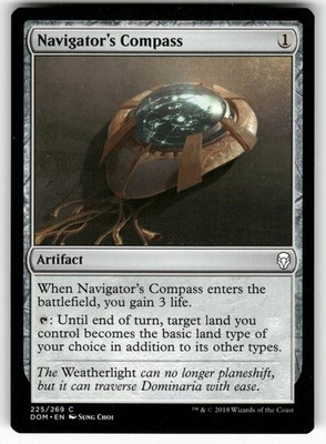 Navigator's Compass 225 Common Dominaria Magic: The Gathering Near Mint